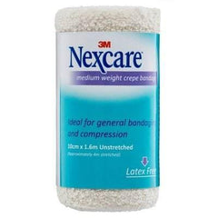 Nexcare Medium Weight Crepe Bandage 10cm x 1.6m - DominionRoadPharmacy