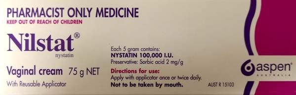 Nilstat Vaginal Cream 75g -Pharmacist Only Medicine