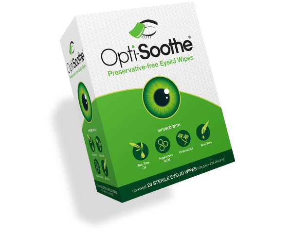 Opti Soothe preservative free eyelid wipes