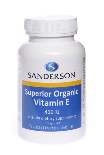Superior Organic Vitamin E 400iu (d-Alpha Tocopherol) 90 Capsules