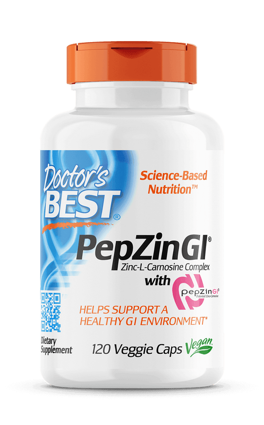 Doctor's Best PepZinGI Zinc-L-Camosine Complex with PepZinGI 120 capsules