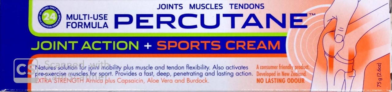 Percutane Joint Action + Sports Action Cream 75g