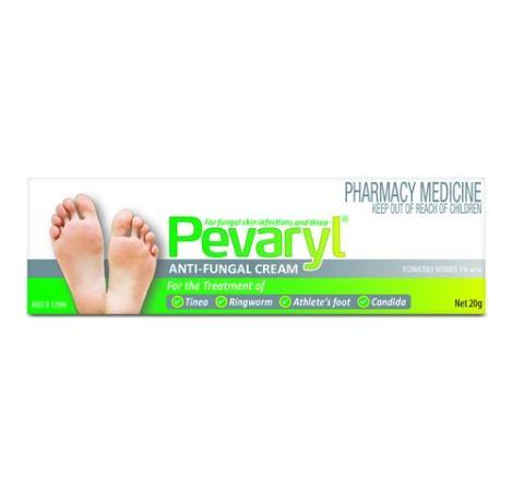 Pevaryl Anti-Fungal Cream 1% 20g