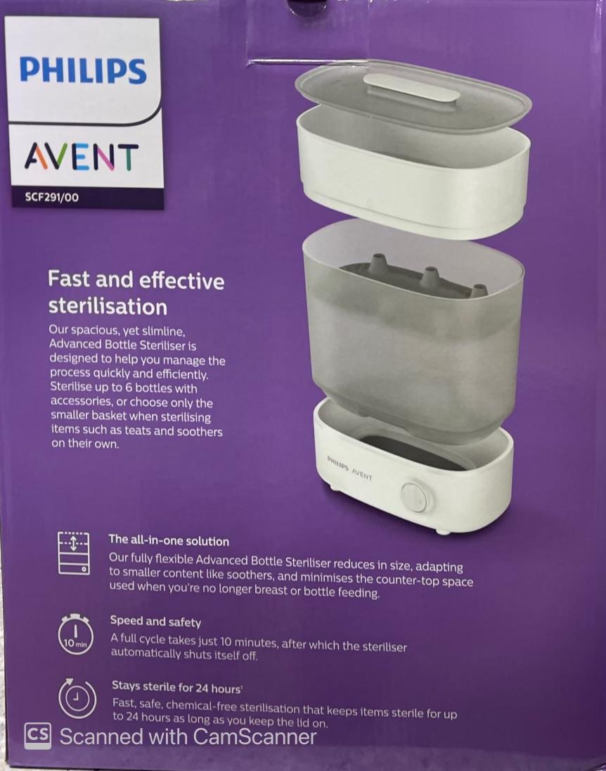 Philips AVENT 3 IN 1 Electric Steam Steriliser