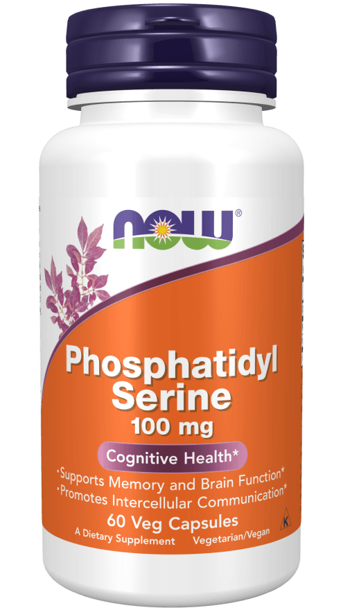 now Phosphatidyl Serine 100 mg 60 Veg Capsules