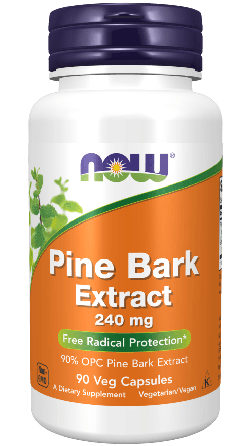 now Pine Bark Extract 240 mg Veg Capsules