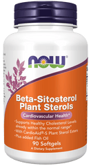 now Beta-Sitosterol Plant Sterols 90 softgels