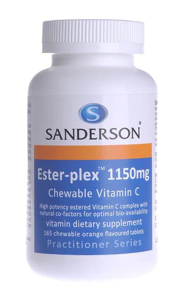 Ester-plex&reg; Vitamin C Chewable 165 Tablets (1150mg)