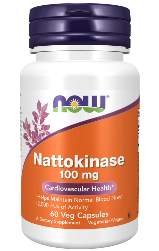 Now Nattokinase 100 mg 60 Veg Capsules