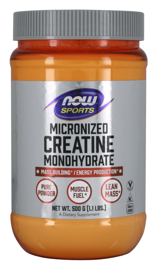 now sports Creatine Monohydrate, Micronized Powder 500 gm