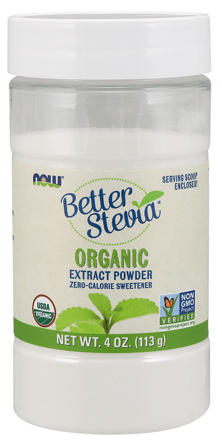 now BetterStevia&reg; Extract Powder, Organic 113 gm