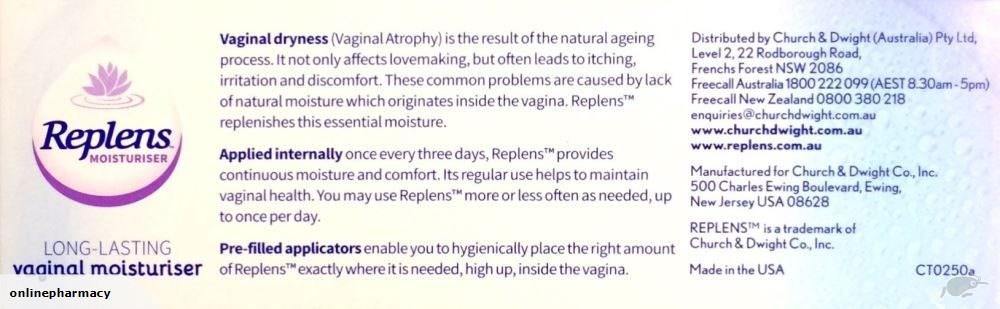 Replens Long Lasting Vaginal Mosituriser 10 Applicators