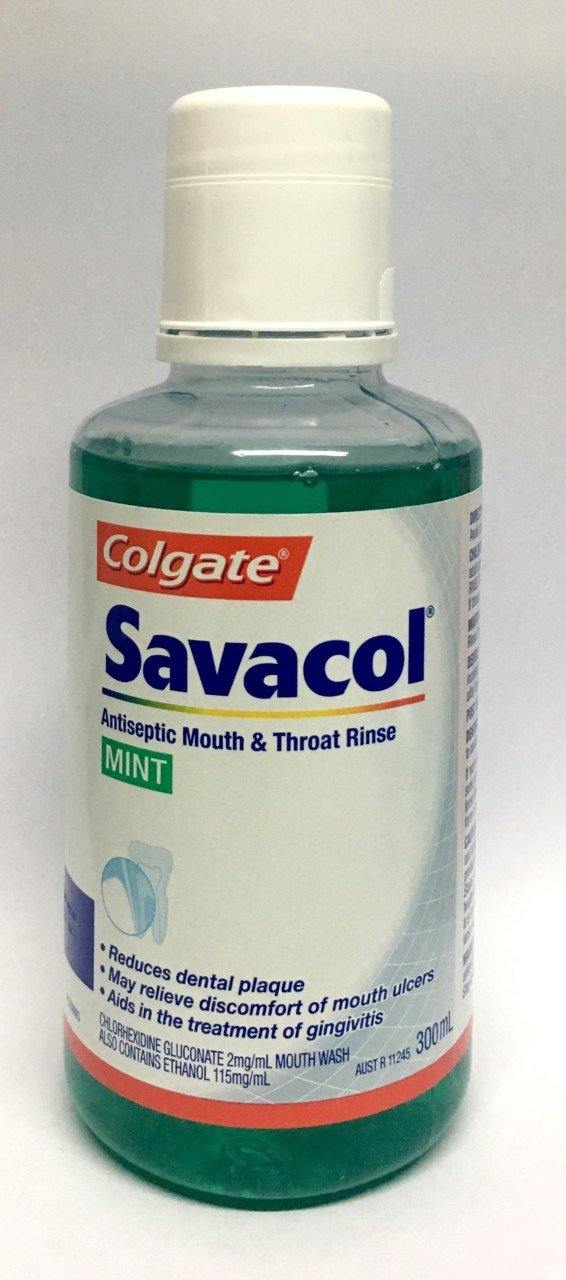 Colgate Savacol Mouthwash Mint 300ml - DominionRoadPharmacy