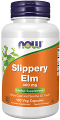 now Slippery Elm 400 mg 100 Veg Capsules