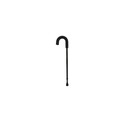 Mobilis Crook handle walking stick - Black colour