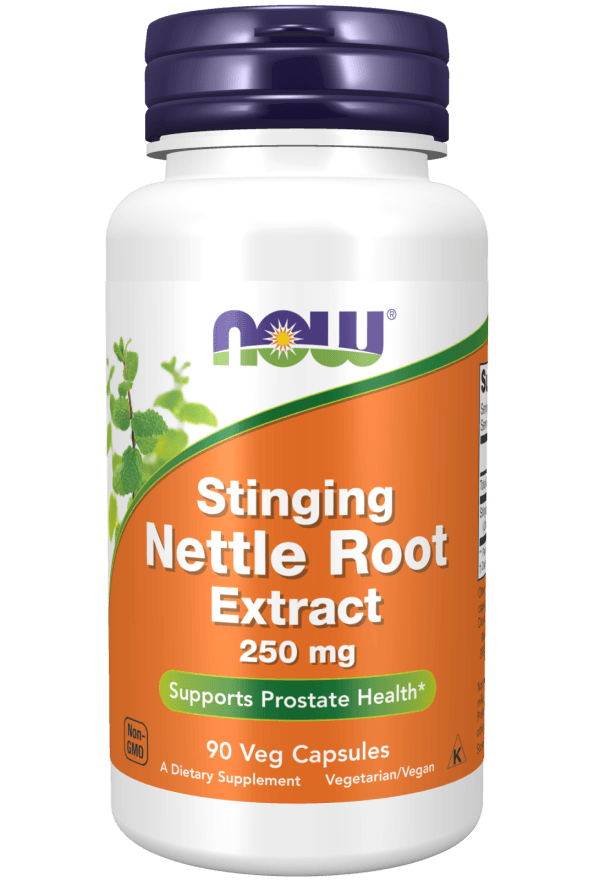 now Stinging Nettle Root Extract 250 mg Veg Capsules