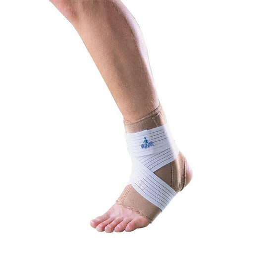 ANKLE SUPPORT WITH FLEXIBLE SPIRAL SPRINGS