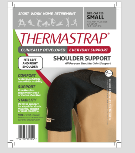 Thermastrap Shoulder Support Black