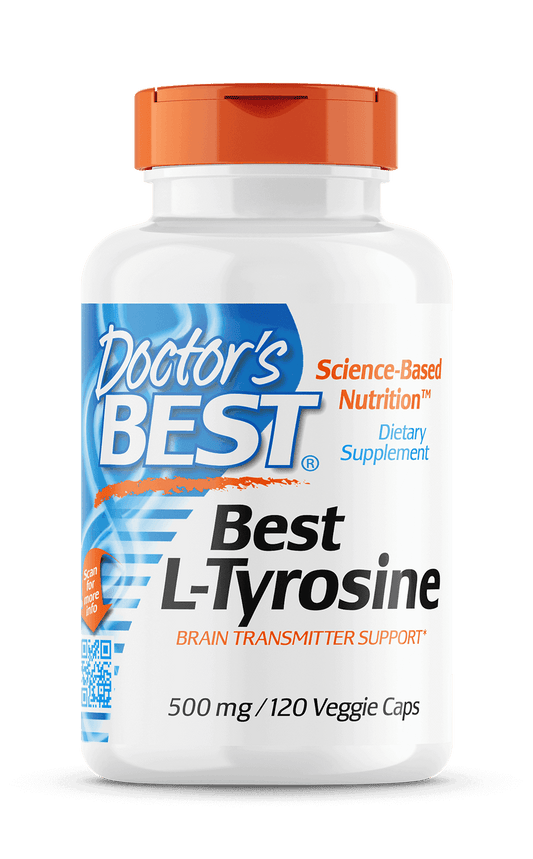 Doctor's Best L-Tyrosine 500mg 120 capsules