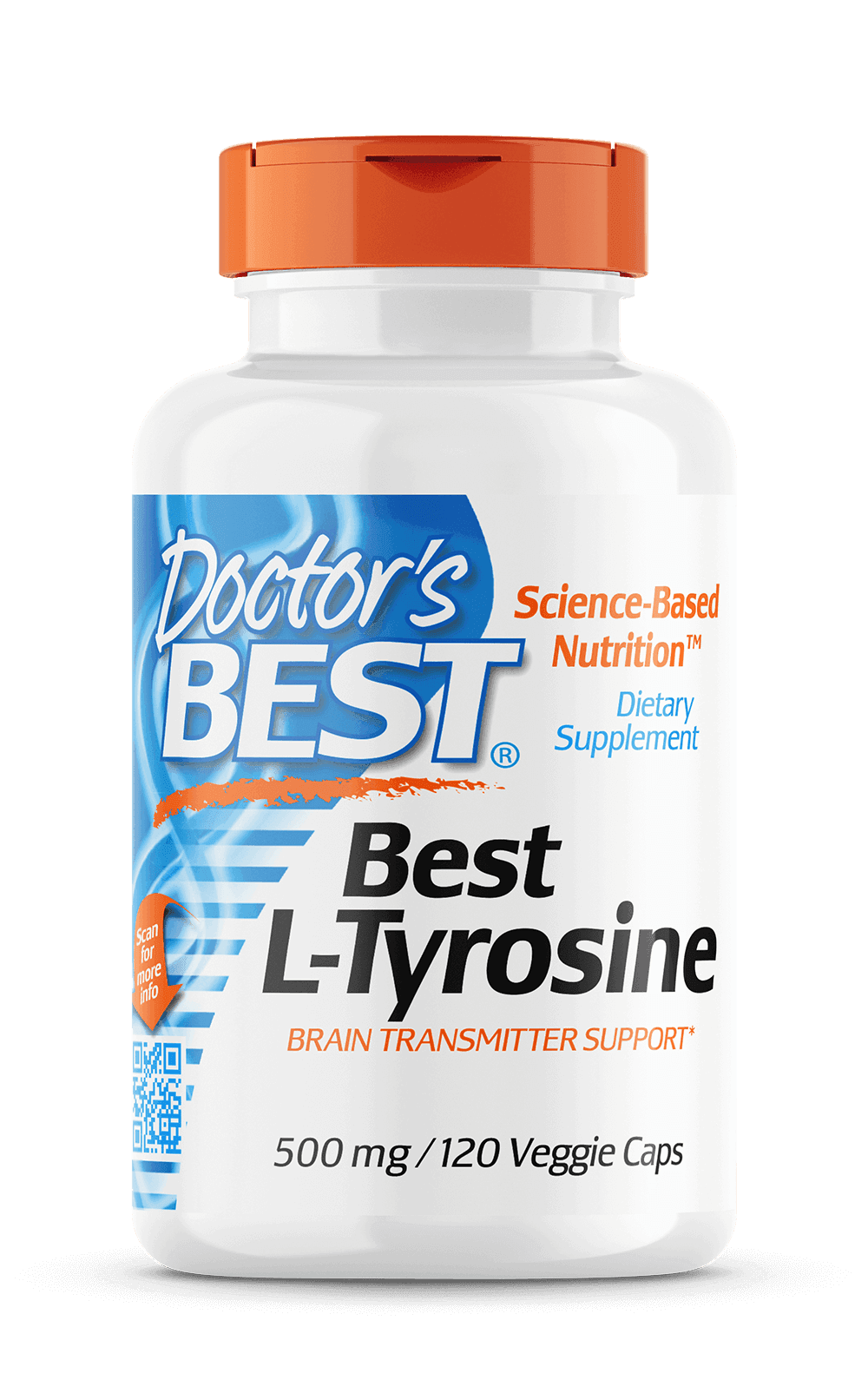 Doctor's Best L-Tyrosine 500mg 120 capsules
