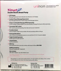 Unimom Minuet Electronic Breast Pump Free Switch Kit Free Storage Bags 60 pack