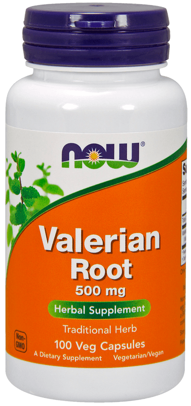 now Valerian Root 500mg 100Veg Capsules