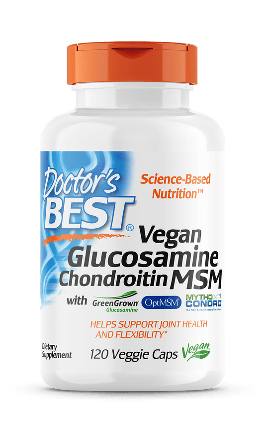 Doctor's Best Vegan Glucosamine Chondroitin MSM 120 vege capsules