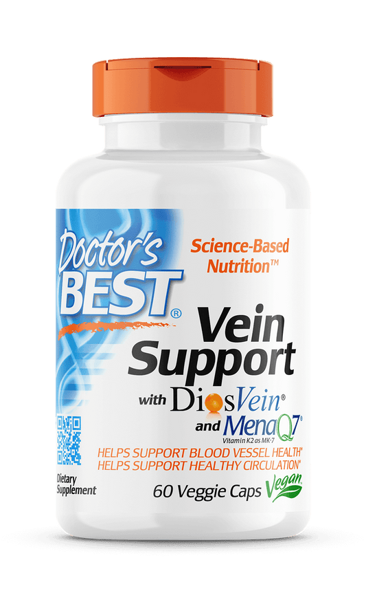 Doctor's Best Vein Support with DiosVein and MenaQ7 60 vege capsules