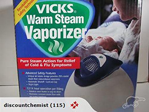 Vicks Warm Steam Vaporiser Dbl Strength Inhalant