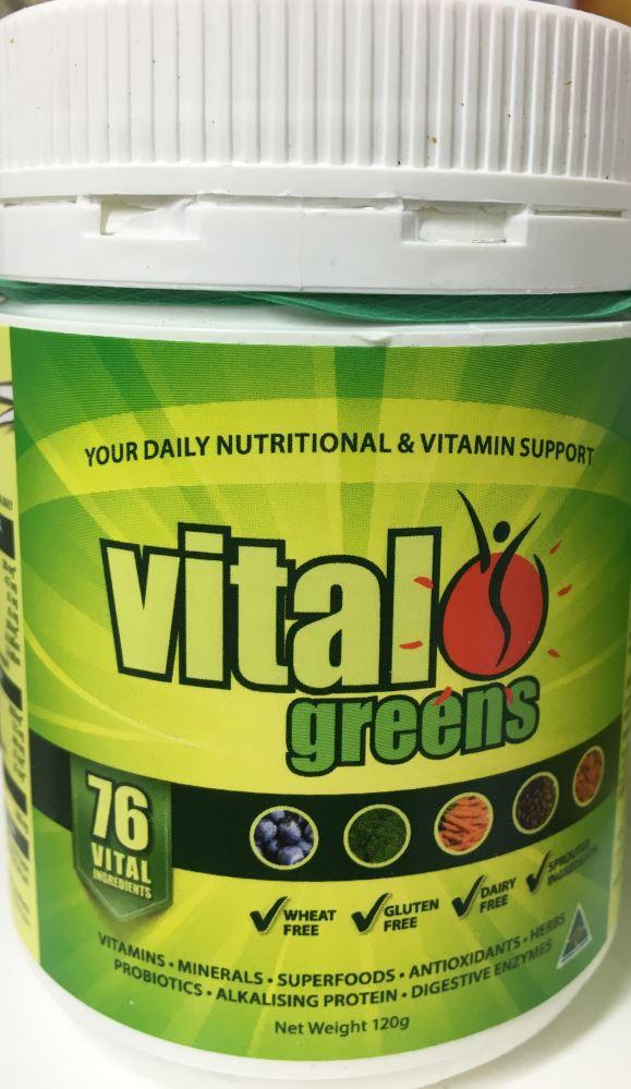 Vital Greens 120g Vitamins Probiotics