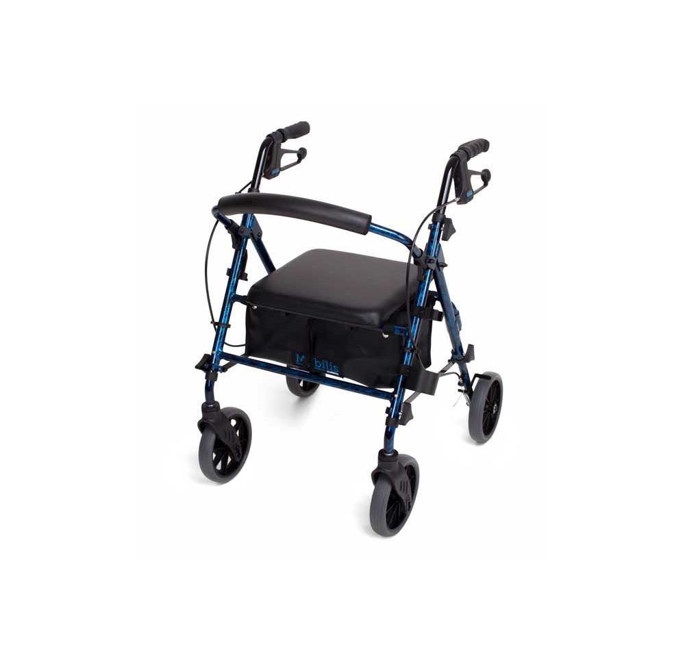 Mobilis Plus walking frame - Flame Blue