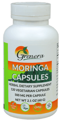 Grenera Moringa Capsules 120 veg capsules