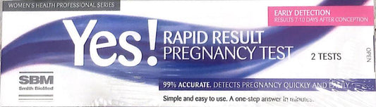 Yes! Rapid Result Pregnancy Test 2 tests